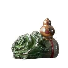 Fulu Baicai Juego deé que de Color, Accesorios Creativos para Mesa deé, Adorno de Ceremonia delé de Repollo de la Suerte - Verde - Ver 9