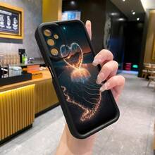 1个湖心相机图案防震手机壳，UV印刷，适用于三星/Galaxy/Infinix/Redmi/OPPO/VIVO/Realme安卓机型