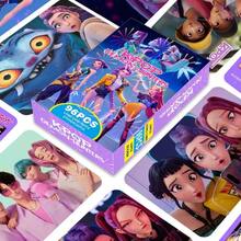 96pcs Anime-Related Photo Stickers, Postcards, Lomo Cards, Anime Collector Cards, Double-Sided High-Definition Color Photo Cards, Anime-Related Collector Cards, Sticker Cards, Birthday Gifts, Graduation Gifts - Multicolor - View 2