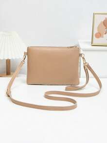 Random Pattern Mini Beach Bag Wristlet Coin Purse Shoulder Crossbody Bag For Women, Cute Shoulder Crossbody Square Bag, Random Pattern