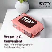 Flushable Wipes For Women - 80-Count Wet Wipes For Adults - PH-Balanced Feminine Wet Tissue With Vitamin E And Aloe - Gentle Feminine Hygiene Body Cleansing Cloth - No Fragrance Large - Gói 1 chiếc, 80 cái - Xem 4