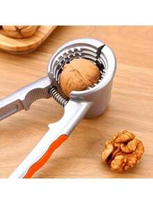 1pc Multi-Functional Metal Nutcracker, Non-Slip Handle Nutcracker, Magic Screwdriver, Durable Metal Nut Cracker For Home Use - Can Open Walnuts, Chestnuts, Hazelnuts And Pecans | Ergonomic Handle Nut Cracker Multi-Purpose Nut Pliers, Nut Shelling Tool - Multicolor - View 2