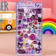 Pegatinas luminosas en relieve con personajes de dibujos animados en 3D, pegatinas de juguete creativas y lindas para niños, al por mayor - Multicolor - Ver 5