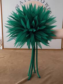 1枚26毫米新款法式极简风格大号欧根纱尖叶胸针，百搭女士饰品，适合情人节、宴会、派对、节日佩戴 - 尖葉胸針 - 查看 9