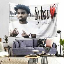 [JIT]Sybau Meme Guy Art Poster Creative Printed Tapestry, Party Home Office Decoration, A Ritualistic Gift For People With Taste - Nhiều màu - Xem 2