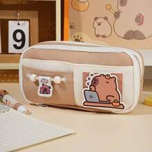 1个全新魔术贴大容量笔袋 - 多色多款 - 查看 3