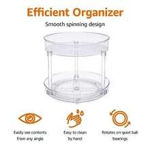 CYPNAmazon Basics Organizador de charolas giratorias Lazy Susan de 2 niveles 23 cm de diámetro transparenteFashion - 227789840 - Ver 3