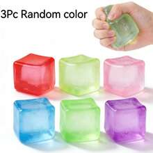 50ml High Density Gel Ice Cube Soft & Cute Toy, Exquisite Sensory Toy, Super Stress Relief Toy, Sensory Squeeze Toy, Toy Game, Hobby, Collectible, Party Supplies, Teen Creative Toy, Teen Stress Relief Toy, Birthday Gift - Multicolor - View 15