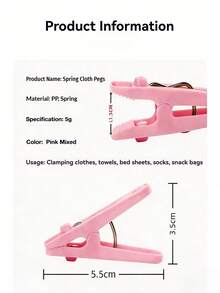 1pc Portable Foldable Clothes Hanger With 6 Clips - Space-Saving Drying Rack For Socks, Underwear And Delicate Clothes, Made Of Durable Plastic, Compact Collapsible Clip Hanger Organizer Suitable For Home, Apartment, Dorm, RV, Camping, Beach, Gym And Business Travel, Quick-Drying Breathable Design For Small Loads, Essential Laundry Accessory And Ideal Gift, Easy To Hang And Store - Multicolor - View 11