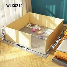 宠物围栏、猫咪产房隔离板、室内护栏、家用、小型犬床、DIY兔笼