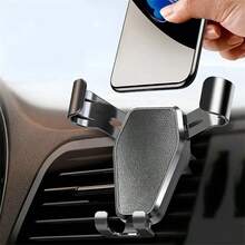 Universelle Auto-Navigations-Handyhalterung - Stabile Schwerkraftverriegelung, Anti-Vibration, Lüftungshalterung - Einstellbar, sicherer Halt für alle Smartphones - Großhandelsware, kompatibel mit iPhone, Android-Handy, Geschenk für Geburtstag, Familie, Freunde als Wintergeschenk, Autohalterung, Auto Handyhalter mit hoher Tragfähigkeit - Schwarz - Übersicht 10