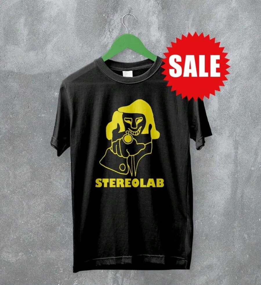 Stereolab Short Sleeve T-Shirt - 白色 - 查看 1