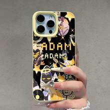 Hazbin Hotel: Adam, estrellas, música y un personaje épico. Esta elegante funda es compatible con iPhone 17, 16, 15, 14 Pro Max, 13, 12, 11, XR y XS Plus. Fabricada en TPU flexible, resistente a golpes y arañazos, ofrece una excelente protección contra caídas y un agarre cómodo. Es un regalo ideal para familiares, amigos y seres queridos, y una opción perfecta para festivales. - Amarillo - Ver 2