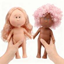 24cm Spanish Potato Doll Plush Doll Set, BJD Doll, Girl Figurine, DIY Doll - Multicolor - View 10