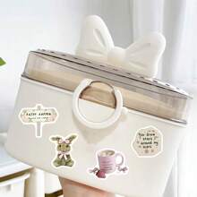 50pcs Early Summer Dream Pastel Ins Style Stickers, Suitable For Decorating Tablet Cases, Notebooks, Cups, Waterproof Stickers - Multicolor - View 9