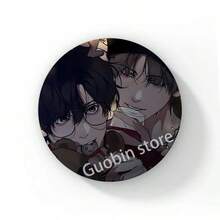 卡通迷失云端BL动漫徽章胸针卡通斯凯勒·西鲁斯艺术胸针背包装饰配件学生文具 - 58 mm - 查看 6