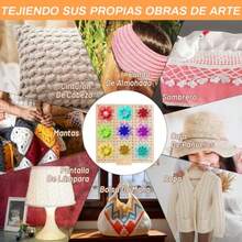 CYPNTablero de Bloqueo de Ganchillo Tabla de Ganchillo Sencilla para Hacer Bufandas Cuadradas Tablero de Bloqueo de Punto con Pasadores Placa de Bloqueo de Ganchillo con 20 PinesFashion - Color de los troncos - Ver 5