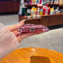 Kiss Marks Mobile Phone Case, Designed With Vibrant Pink And Red Lip Print Design, Suitable For IPhone 16, 15, 14, 13, 12 And 11 Pro Models, Made Of TPU Material, And Provides Shockproof Protection. Perfect For Family, Friends, Children, Birthdays, Spring, Holidays, Boyfriends, Girlfriends, And Valentine's Day Gifts. - 粉紅色CZ33 - 查看 6