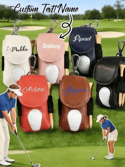 Bolsa De Golfe Personalizada, Bolsa De Golfe Personalizada E Moderna, Texto/Nome Personalizado, Suporte Para Bolas, Etiqueta Para Golfe, Marcador De Bolas De Golfe Personalizado, Mini Suporte Para Bolas De Golfe, Bolsa De Viagem Para Golfe, Presente De Golfe Premium, Etiqueta Gravada Personalizada Para Bolsa De Golfe, Acessórios De Golfe Personalizados, Presente Para Padrinhos, Presente De Golfe Masculino, Presente De Golfe Feminino