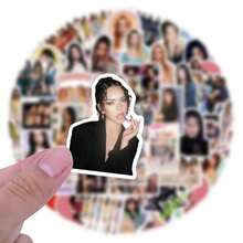 60Pcs Kpop Cool Music Stickers Singer Stickers Katseye Stickers Scrapbook Aesthetic Stickers Pack Cartoon Katseye Merch Katseye Poster Vinly Waterproof Stickers For Water Bottle,Computer,Laptop,Phone,Luggage,Notebook,Fridge - Multicolor - View 8