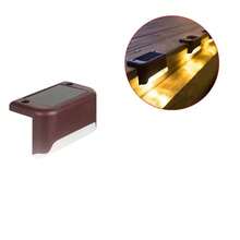 1pc Solar Powered Stair Light, Outdoor Wall Light, Fence Light, Waterproof Staircase Light, Garden Railing Light, Solar Stair Light - Multicolor - View 11