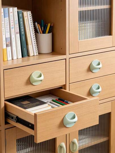 6-Piece No-Drill Window And Door Pull Handles, Strong Adhesive Hooks For Wardrobe Drawers And Glass Sliding Doors, Adhesive Furniture Handles, Sticky Auxiliary Tools, Wardrobe And Drawer Glass Door Sliding Handles, Useful Home Items, Kitchen Utensils. Easy-To-Install Self-Adhesive Round Door Handles - Suitable For Cabinets, Windows, Drawers, Etc. - No Glue Required.