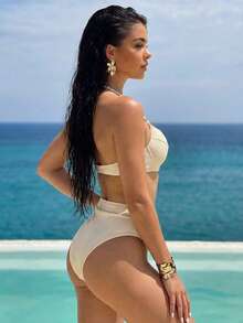 RWX VEST Premium Bikini Set With Sophisticated Design And Perfect Fit 2025 XX395 - White - View 4