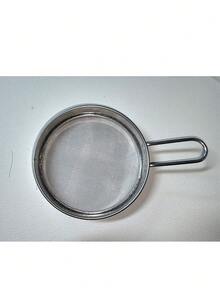 1 pieza Tamiz de azúcar en polvo portátil de acero inoxidable, compacto y fácil de almacenar, adecuado para postres DIY en dormitorios/decoración de fiestas de graduación/horneado en casa, accesorio básico de horneado, esencial de cocina para el regreso a la escuela en dormitorios - Multicolor - Ver 15
