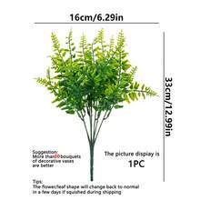 5/18株 12.99英寸 仿真波士顿蕨植物灌木，绿色，抗紫外线，适合家庭、办公室、花园室内外DIY装饰。仿真波士顿蕨植物，抗紫外线绿植灌木，DIY装饰，适用于家庭、办公室、花园、室内外，情人节、生日、毕业等场合的礼物。 - 綠色 - 查看 9