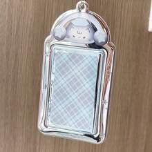 1个3英寸PVC摇滚贝斯猫可爱学生偶像周边照片卡套