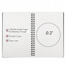 Graph Paper Notebook, A5 3Packs 5.5\X8.3\ 120 Pages Hardcover Paper Notebook Journals, Wirebound Journal Sketch Notebook For Engineering Math Science College Office Note TaFKing Writing-3 Colors - 黑色/寶藍色/牛皮紙色 - 查看 3