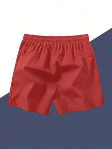 男士反丟失拉鍊口袋束口鬆緊腰3/4運動短褲，具有獨特特色