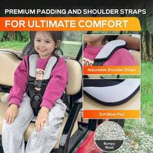 Craftsman Golf Child Positioner For Golf Carts, 5 Point Harness To Keep Kids Secure In Golf Cart, Universal Fit For Most Golf Carts - Gray - 查看 5