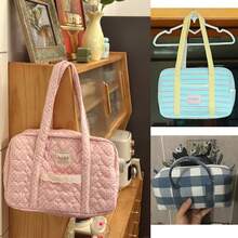 DIY Sewing Pattern: Medium Boston Tote Bag (Finished Size 12" X 8" / 31x20cm) - Pre-Cut Hard Paper Templates - Instructions For Sturdy Shape Included (Pattern Only) - A - View 8