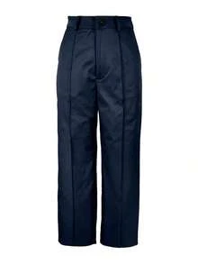 Solid Color Zipper Pocket Button Waistless Elegant Fashion Versatile Suit Pants For Commuting - Màu xanh hải quân - Xem 6