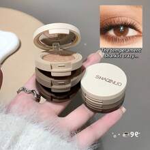 2 Boxes Of Gilded Twilight Three-Color Eyeshadow, Pearl, Matte And Sparkling Eyeshadow Palette, Eye Makeup, Daily, Festival, Party And Stage Makeup - Nhiều màu - Xem 5