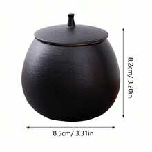 NUEVO Tarro deé de Gres Redondo Sellado, Caja deé de Cerámica, Tarro de Almacenamiento, Contenedor deé, Organizador deé, Tarros de Dulces, Tarros de Snacks - B - Ver 7