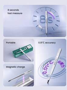 Philips Avent Digital Thermometer AET-F355, 8 Sec Fast Measurement, LED High Definition Display - Multicolor - View 2