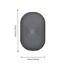 1pc Black Silicone Car Dashboard Anti-Slip Mat, Perfect Accessory For Car Interior! Easily Holds Phone, Decor, Perfume Bottles And More. Silicone Material Provides Excellent Anti-Slip Performance And Easy Cleaning, Keeping Your Car Interior Tidy. - 1pc Dot Car Anti-slip Mat - View 14