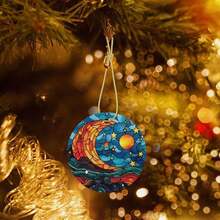 Stars Ceramic Christmas Hanging Ornament For Xmas Tree Wedding Holiday Party Home Decor - 星月 - 查看 7