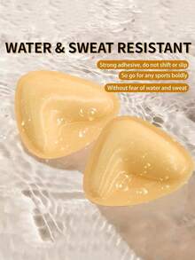 1 Cặp Miếng Dán Nâng Ngực Tam Giác Vô Hình, Không Đường May. Thích hợp cho váy quây, phù hợp với vòng ngực từ nhỏ đến lớn. - Nhiều màu - Xem 4