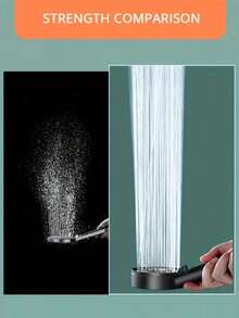 Bộ vòi sen cầm tay áp lực cao 5 chế độ - Vòi sen mưa màu đen tiết kiệm nước với các kiểu phun có thể điều chỉnh, ống mềm dài 59 inch và giá treo tường, phong cách Bohemian hiện đại, lý tưởng cho phòng tắm gia đình và khách sạn, nâng cấp phòng tắm, trải nghiệm tắm sang trọng, món quà hoàn hảo và cải tạo phòng tắm. - màu đen - Xem 10