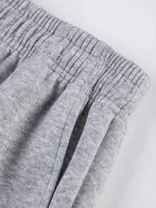 男士休闲宽松短裤，时尚百搭，适合日常穿着和度假，夏季皆宜 - 灰色 - 查看 4