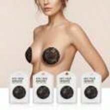 Thin And Seamless Silicone Nipple Covers, Breathable And Invisible Pasties For Daily Wear And Evening Dresses - màu đen - Xem 7