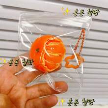 1pc New Arrival Soft Squishable Orange Peel Stress Relief Toy, Slow Rebound Fidget Toy, Perfect Gift For Boys, Girls, Valentine's Day, New Year, Birthday, Christmas, Halloween - Multicolor - View 5