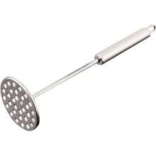 Machacador De Patatas De Acero Inoxidable Redondo Utensilio De Cocina Para Puré De Verduras Y Frutas Prensador De Patatas PortáTil Para Picnic Y Camping,40024011 - Multicolor - Ver 1