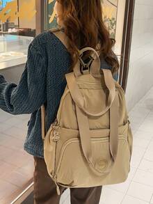 Ba lô du lịch Peach Tree, túi xách tay kiêm túi đeo vai đa năng, túi đựng laptop, túi đôi, ngăn chống nước, dung tích lớn, nhiều ngăn, thích hợp cho du lịch, kỳ nghỉ, đi học, công tác, quà tặng Halloween, Giáng sinh, Ngày Valentine. - Nhiều màu - Xem 9