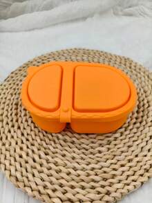 新款硅胶双层酱料盒带盖，可折叠硅胶防漏沙拉盒 - 彩色 - 查看 7