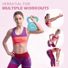 CYPNPesa Rusa de Cemento Pesas Rusas Kettlebells Pesas Rusas con Mango de mancuerna Disponible en Varios Pesos y Colores Ideales para Entrenamiento de Cuerpo Completo Entrenamiento de FuerzaFashion - 219614547 - Ver 4