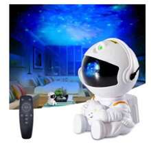 Astronaut Galaxy Stars Nebula LED Light Projector Night Light Fun Lamp With USB Control Ref: HR-E1 - ASTRONAUTA AENTADO - View 3